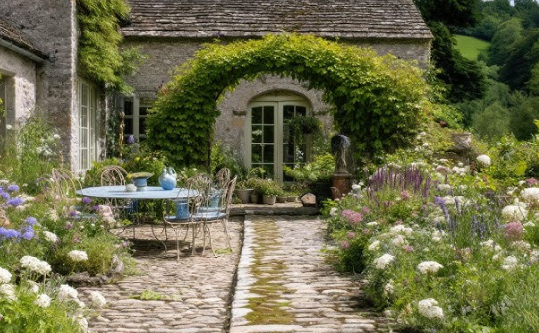 How to Add Cottage Style with Iron Garden Decor