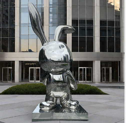 Jeff Koons Rabbit Sculpture2