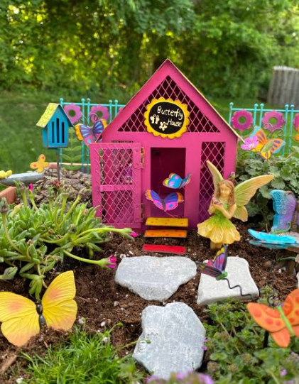 Cottage Style Butterfly Garden